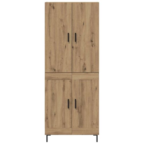 Висок шкаф Дъб 69,5 x 34 x 180 см Инженерно дърво