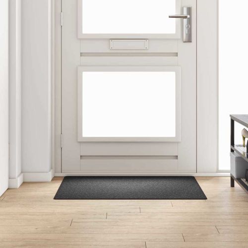 Килим пътека Тъмен сив 100 x 100 cm 100% Полипропилен