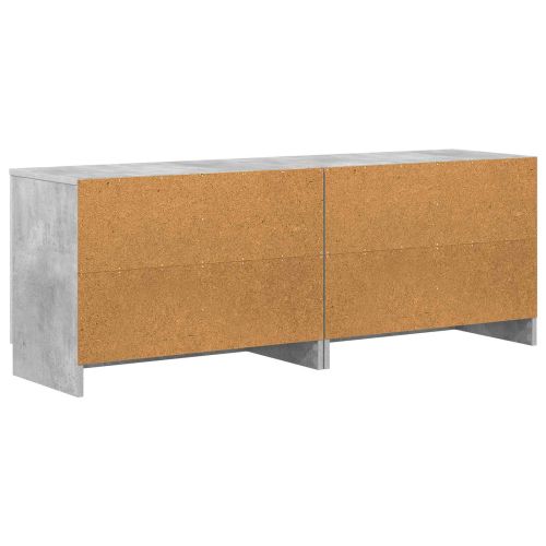 Шкаф за легло със съхранение 2 pcs Бетонно сиво 66 x 35 x 48 см
