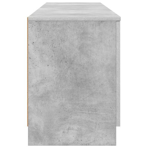 Шкаф за легло със съхранение 2 pcs Бетонно сиво 66 x 35 x 48 см