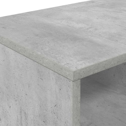 Шкаф за легло със съхранение 2 pcs Бетонно сиво 66 x 35 x 48 см