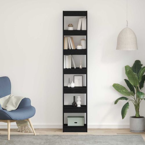 Шкаф за книги Черния дъб 40 x 30 x 198 см Инженерно дърво