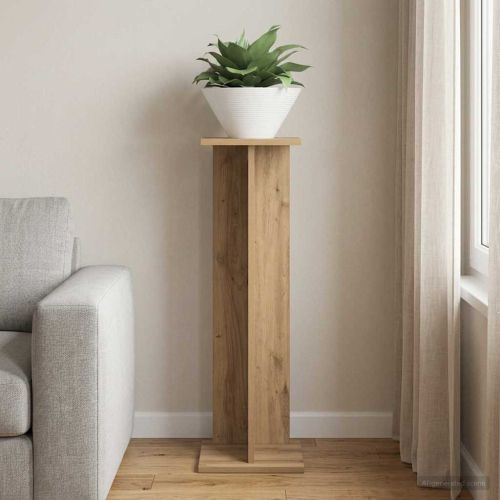 Стойка за растения Артизан Дъб 25 x 25,5 x 80,5 см