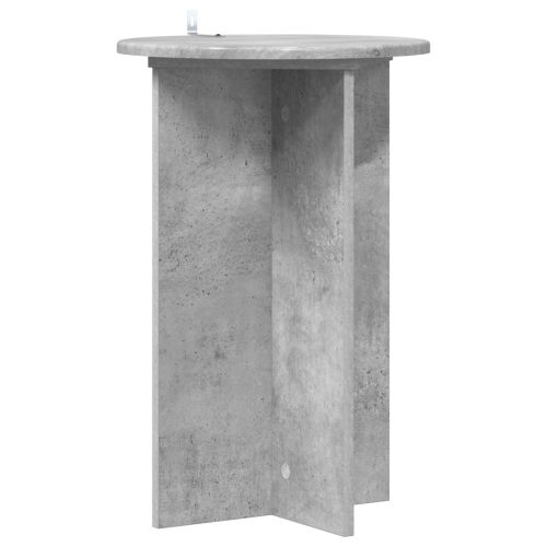 Стойка за растения 2 pcs Бетонно сиво Ø40 x 60 см
