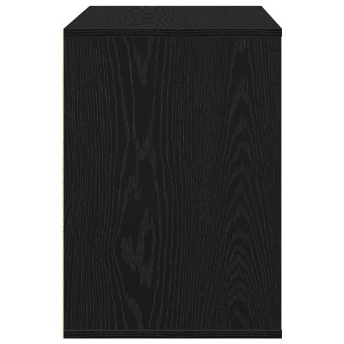 Чекмеджетен шкаф Черно 80 x 41 x 58 см Инженерно дърво