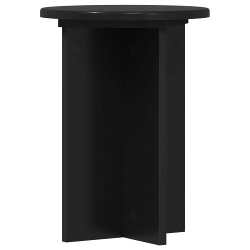 Стойка за растения 2 pcs Черно Ø29,5 x 40 см