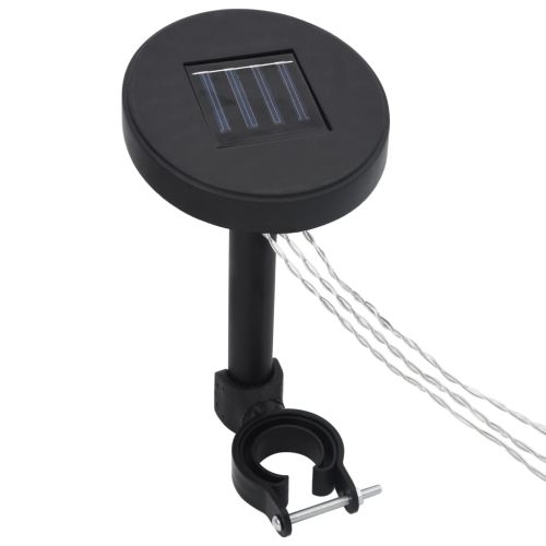 Шатра с LED светещи стрингове, 3х3 м, антрацит