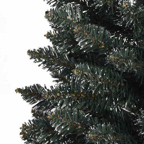 С изкуствено коледно дърво с 300 LED светодиода Зелен 210 cm