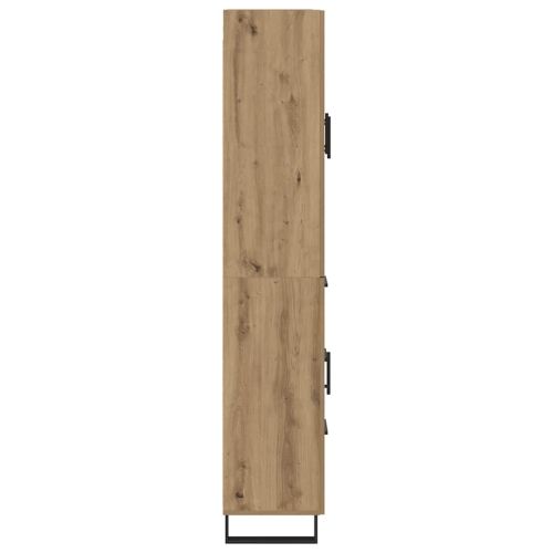 Висок шкаф с чекмедже 2 pcs Дъб 69,5 x 34 x 180 см