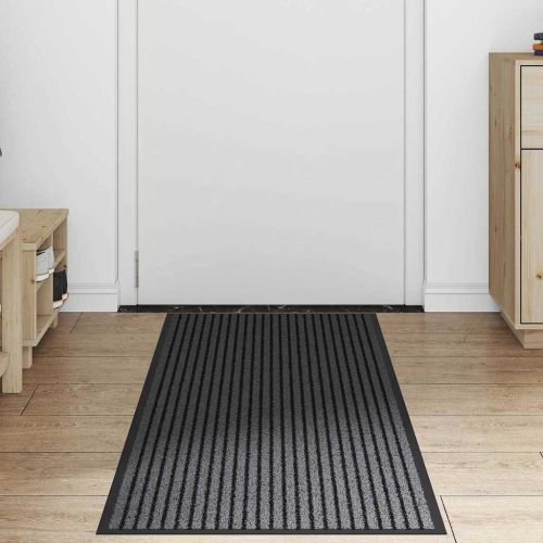 Мат за врата Черно 60 x 180 cm Полипропилен