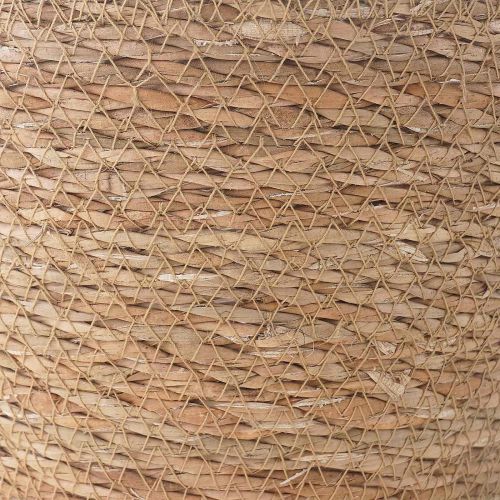 Кошници за растения от морска трева 3 pcs Натурално Ø26 x 19 см