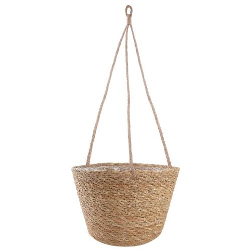 Кошници за растения от морска трева 3 pcs Натурално Ø26 x 19 см