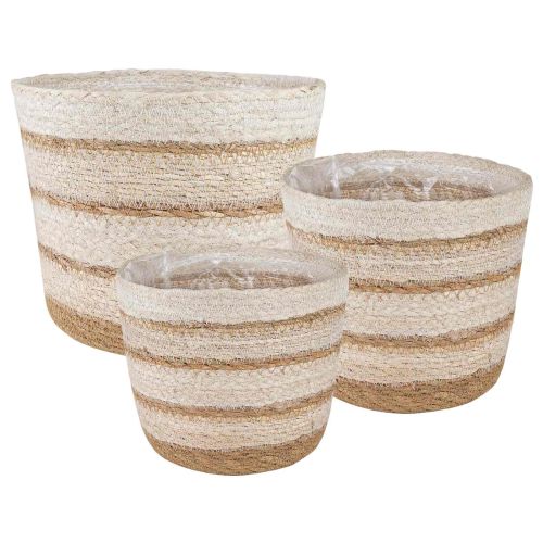 Кошници за растения от морска трева 3 pcs