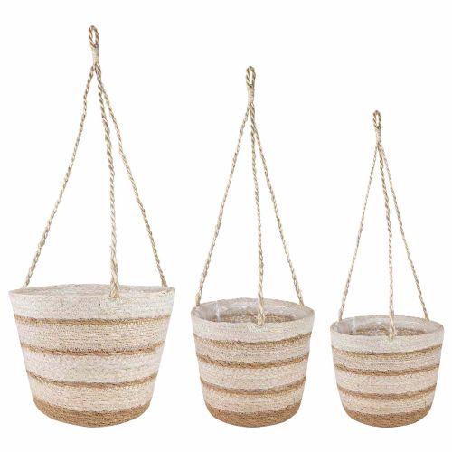 Кошници за растения от морска трева 3 pcs