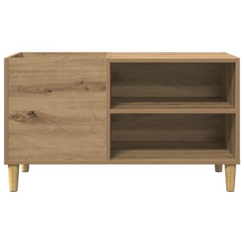 Шкаф за грамофонни плочи, 84,5x38x48 см, инженерно дърво
