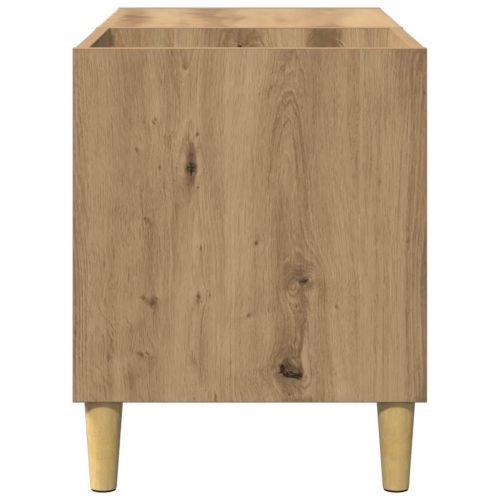 Шкаф за грамофонни плочи, 84,5x38x48 см, инженерно дърво