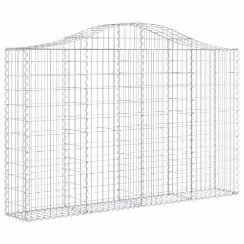 Габионни кошници арка 3 бр 200x30x120/140см поцинковано желязо