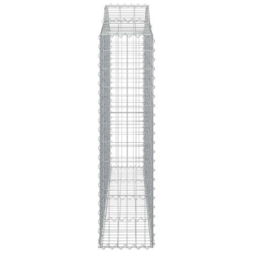 Габионни кошници арка 3 бр 200x30x120/140см поцинковано желязо