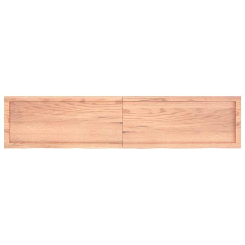 Плот за баня светлокафяв 180x40x(2-4) см обработено дърво масив