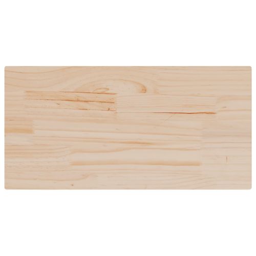 Плотове за маси, 2 бр, 60x30x2,5 см, правоъгълни, бор масив