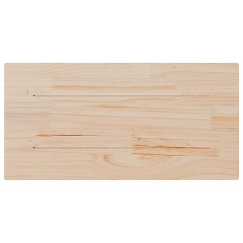 Плотове за маси, 2 бр, 60x30x2,5 см, правоъгълни, бор масив
