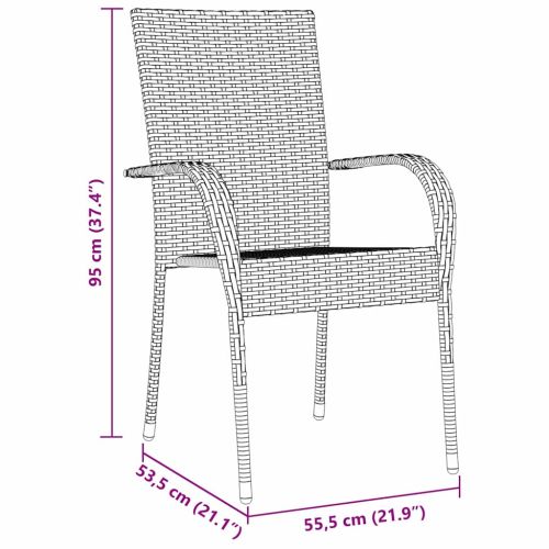 Комплект за хранене в градината 3 pcs Сив