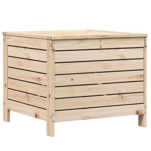Градински комплект диван от 7 части, масивно дърво бор