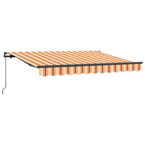 Сгъваем навес Жълто 300 x 200 cm текстил