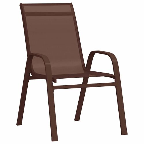 Комплект за хранене в градината 5 pcs Кафяв и черен