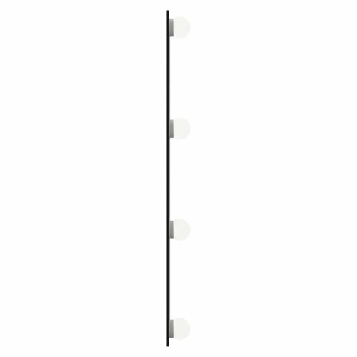 Стенно огледало с LED лампи 30x60 см стъкло правоъгълно