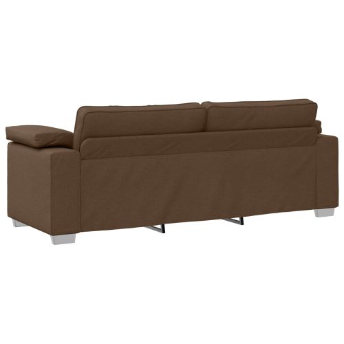 Диван 2 pcs Кафяво 219 x 80 x 82 см текстил