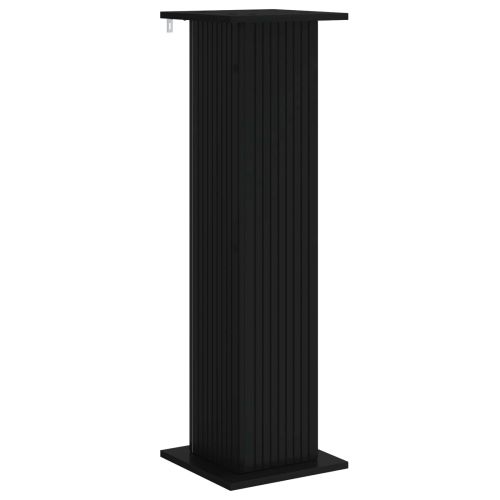 Стойка за растения 2 pcs Черно 30,5 x 30 x 100,5 см