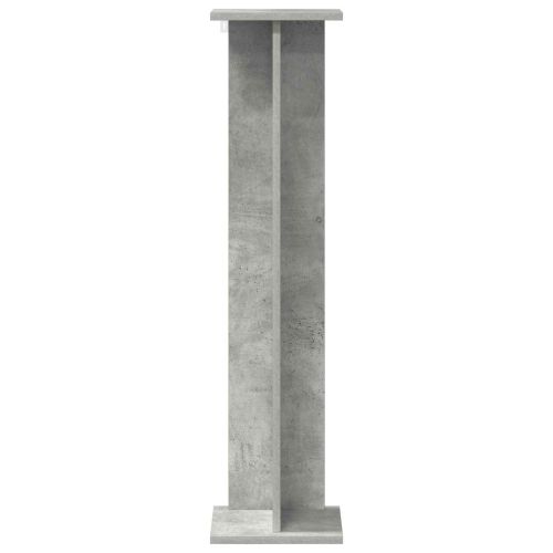 Стойка за растения Бетонно Сиво 25 x 25,5 x 100,5 см