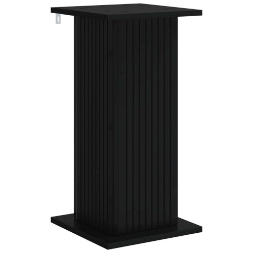 Стойка за растения 2 pcs Черно 30,5 x 30 x 60,5 см