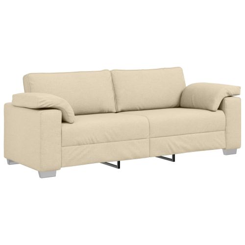 Диван 2 pcs Крем 219 x 80 x 82 см текстил
