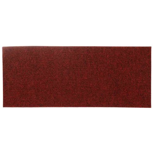 Самозалепващи се постелки за стълби, 30 бр., 60x25 см, бордо червени, правоъгълни