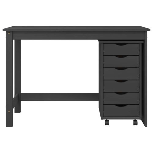 Комплект бюро и подвижен шкаф MOSS 2 pcs Сиво