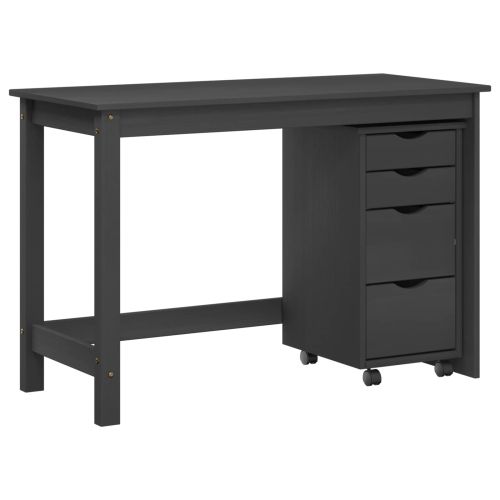 Комплект бюро и подвижен шкаф MOSS 2 pcs Сиво