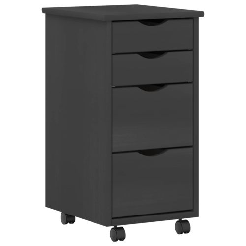 Комплект бюро и подвижен шкаф MOSS 2 pcs Сиво