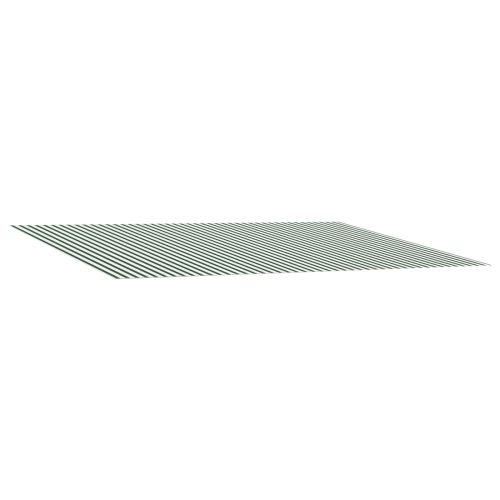 Резервен плат за тента Зелен и бял 450 × 300 cm Полиестер