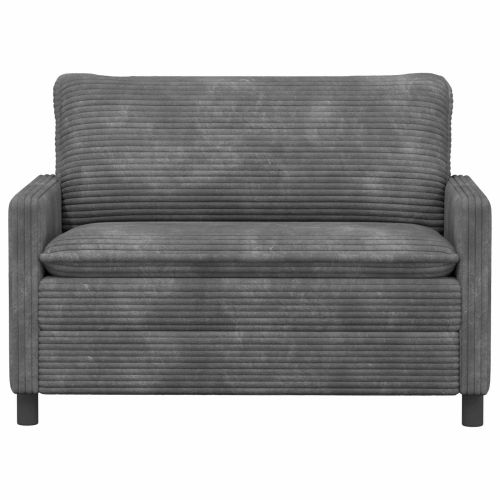 Диван Светлосиво 126 x 81 x 87,5 см Полиестер