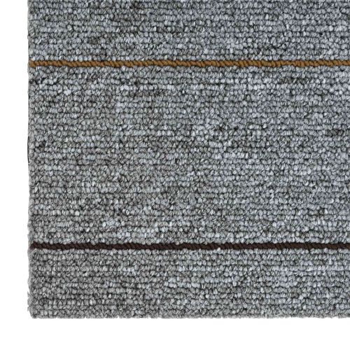 Килимна плочка Светлосиво на ивици 50 x 50 cm 20 pcs ПП и Битум