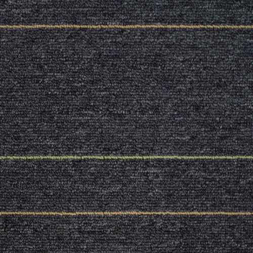 Килимна плочка Тъмносив с ивици 50 x 50 cm 36 pcs ПП и Битум