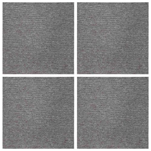 Килимна плочка Кафяво 50 x 50 cm 4 pcs ПП и Битум