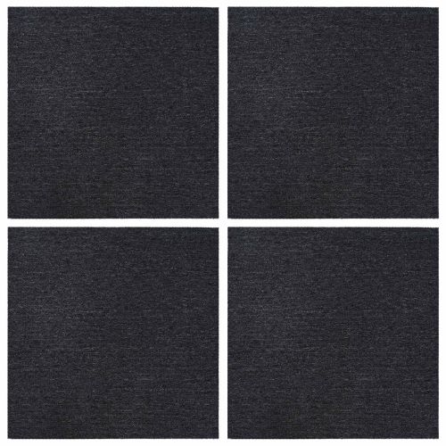 Килимна плочка Тъмносиво 50 x 50 cm 4 pcs ПП и Битум