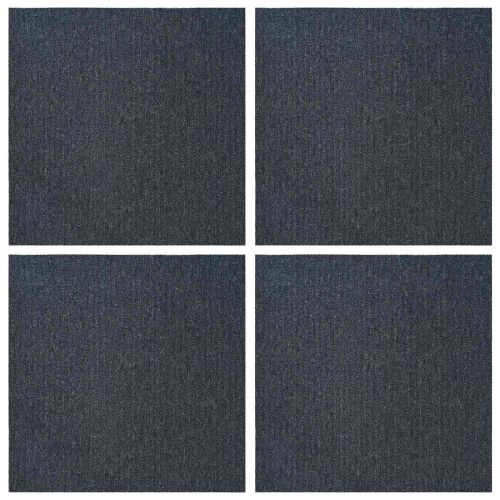 Килимна плочка Синьо сиво 50 x 50 cm 4 pcs ПП и Битум