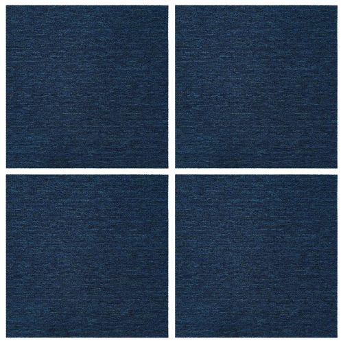 Килимна плочка Синьо 50 x 50 cm 4 pcs ПП и Битум