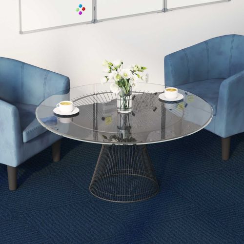 Килимна плочка Синьо 50 x 50 cm 36 pcs ПП и Битум