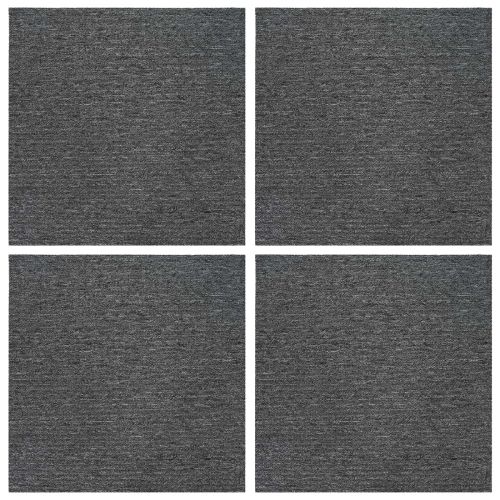 Килимна плочка Средно сиво 50 x 50 cm 4 pcs ПП и Битум