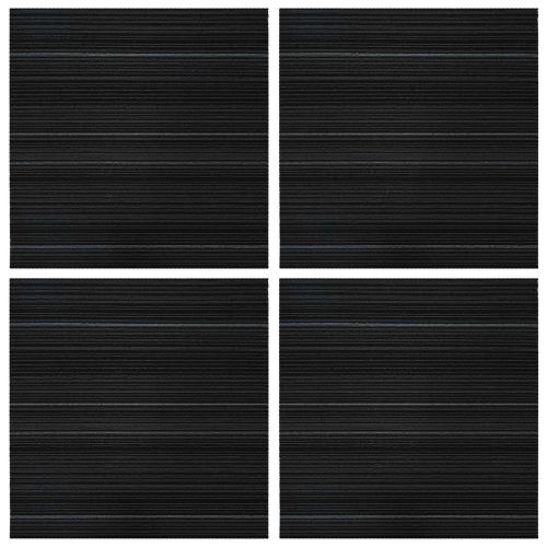 Килимна плочка Сиви ивици 50 x 50 cm 4 pcs ПП и Битум